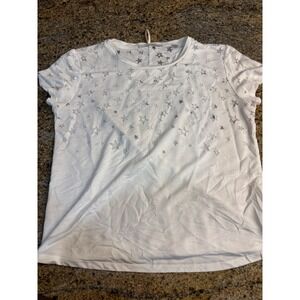 Scotch & Soda Maison Scotch Stars Tee White Short Sleeve Top‎ M